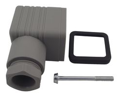 HIRSCHMANN GDML 2011 GB1 GRAU/GREY Conector Rectangular de Potencia, 2 Contactos, Serie GDM, Montaje de cable, Tornillo, Macho