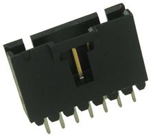 TE CONNECTIVITY - AMP 5-104363-6. Cabezal de Pin, Cable-a-Tarjeta, 2.54 mm, 1 Líneas, 7 Contactos, Recto Agujero Pasante