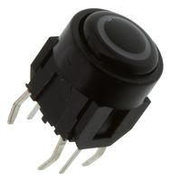 E-SWITCH TL1220R1BBBB-HALO Interruptor Táctil, SPST-NA-DM, Serie TL1220, Accionamiento superior, Through Hole, Botón Redondo