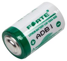 DANTONA INDUSTRIES ER14250 Batería, 3.6 V, 1/2AA, Litio Cloruro de Tionilo, 1.2 Ah, Positivo Elevado y Negativo Plano, 1