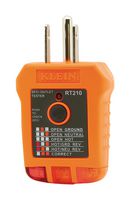 KLEIN TOOLS RT210 Tester, GFCI Receptacle