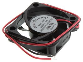 MULTICOMP MC011490 Ventilador axial de CD, 5 V, Cuadrado, 40 mm, 10 mm, Rodamiento de Manga, 7.1 CFM