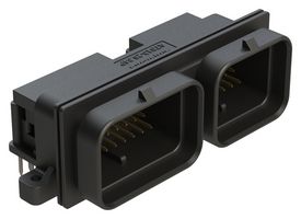 AMPHENOL SINE/TUCHEL ATS13-2634PAA-BM288-3 Conector Automotriz, Enganche Superior Sencillo, Llave A+A, ATS Series, Receptáculo en Ángulo Recto