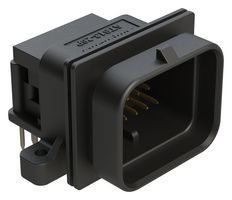 AMPHENOL SINE/TUCHEL ATS13-26PA-BM287-8 Automotive Connector, Single Upper Latch, A Key, ATS Series, Right Angle Receptacle, 26 Contacts