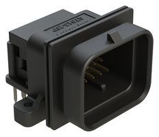AMPHENOL SINE/TUCHEL ATS13-26PB-BM287-9 Automotive Connector, Single Upper Latch, B Key, ATS Series, Right Angle Receptacle, 26 Contacts