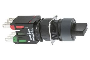 SCHNEIDER ELECTRIC XB6AD221B Interruptor Selector, 3 Posiciones, Harmony XB6 Series