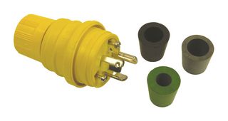 MOLEX 1301460079 Power Entry Connector, NEMA L7-15P, 15 A, Silicone Rubber Body, 277 V