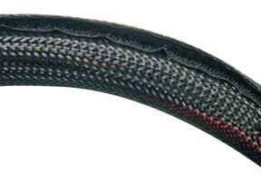 MULTICOMP PRO PP001374 Manguito, Envoltura para Cable, Hook & Loop Braided, PE (Polyester), Black, 32 mm, 50 m, 164 ft