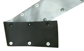 MULTICOMP PRO PP001395 Manguito, Reversible, Button Wrap, PVC (Polyvinylchloride), Grey / Black, 99 mm, 75 m, 246 ft