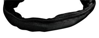 MULTICOMP PRO PP001407 Sleeving, Shielding Zipper Wrap, PE (Polyester) / Tinned Copper Mesh, Black, 20 mm, 1 m, 3.28 ft