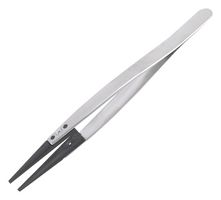 IDEAL-TEK 279CFR.SA.1 Tweezer, Propósito General, Recta, Plana, Punta de Poliamida, 130mm Largo