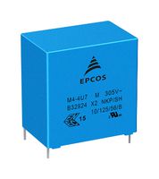 TDK B32918H4825M000 Safety Capacitor, Metallized PP, Radial Box - 4 Pin, 8.2 µF, ± 20%, X1, Through Hole