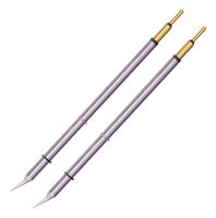 METCAL MFT-6CNB6204 Solder Tip Cartridge, MX/CV-H10-MFT Tweezer Handpieces, Conical Bent, 0.016" x 0.244", MicroFine 600