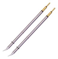 METCAL MFT-7CNB6204 Solder Tip Cartridge, MX/CV-H10-MFT Tweezer Handpieces, Conical Bent, 0.016" x 0.244", MicroFine 700