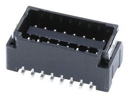 MOLEX 2202011071 Cabezal de Pin, Señal, Cable-a-Tarjeta, 2 mm, 2 Líneas, 10 Contactos, Recto Montaje Superficial