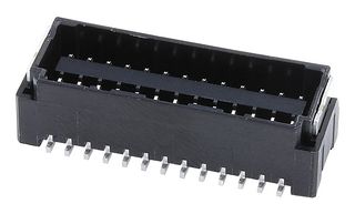 MOLEX 2202011871 Cabezal de Pin, Señal, Cable-a-Tarjeta, 2 mm, 2 Líneas, 18 Contactos, Recto Montaje Superficial