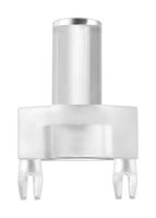 BIVAR GVLP-350-F Light Pipe, 0.35 ", 1 Pipes, Circular with Flat Top, PC Board, Transparent, GVLP Series