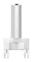 BIVAR GVLP-550-F Tubo Luminoso, 0.55 ", 1 Tubos, Circular with Flat Top, PC Board, Transparent, GVLP Series