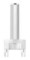 BIVAR GVLP-640-F Tubo Luminoso, 0.64 ", 1 Tubos, Circular with Flat Top, PC Board, Transparent, GVLP Series