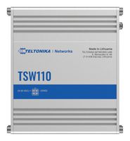 TELTONIKA TSW110 Interruptor Ethernet, No Gestionado, Gigabit, 10/100Mbps/1Gbps, RJ45 x 5, Riel DIN / Pared / Plana