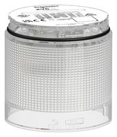 SCHNEIDER ELECTRIC XV6C24C Light Module, Red, Steady, 24 V, IP65, -25 to 50 °C, 2.4" Dia, 2.4" H, Harmony XV6 Series