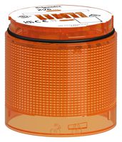 SCHNEIDER ELECTRIC XV6C55 Módulo Luz, Naranja, Parpadeo, 24V, IP65, -25 a 50 °C, 2.4" Diá, 2.4" H, Serie Harmony XV6