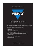 VISHAY ACCLFFDTOD2TOSPLKT Resistor Kit, 35W, 96 Pieces, 12 Values 4 Pieces each, 1ohm to 47Kohm