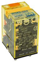 IDEC RU4S-A24 Relevador de Potencia, 4PDT, 24 VAC, 6 A, Serie RU, Hembra, Sin Enclavamiento