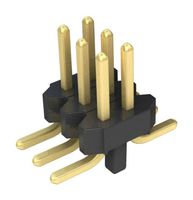 AMPHENOL COMMUNICATIONS SOLUTIONS 20021121-00006C1LF Cabezal de Pin, Tarjeta-a-Tarjeta, 1.27 mm, 2 Líneas, 6 Contactos, Recto Montaje Superficial