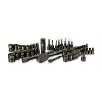 STANLEY STMT71649 Juego de Sockets, Cromo Negro, 50 Piezas