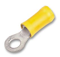 TE CONNECTIVITY - AMP 160138 Terminal de Anillo, M10, 3/8", 10 AWG, 6 mm², PIDG Series, Amarillo