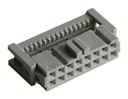3M 89116-0101HA Conector IDC, IDC Hembra, Hembra, 2.54 mm, 2 Hileras, 16 Contactos, Montaje de cable
