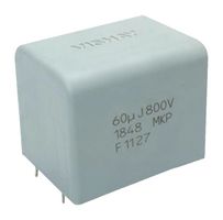 VISHAY MKP1848510094K2 Capacitor de Película de Potencia, Metallized PP, Caja Radial - 2 Pines, 1 µF, ± 5%, Enlace CD