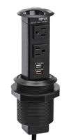 EATON TRIPP LITE PS22POPAM Cable de Extensión, 2 Tomacorrientes, NEMA 5-15R, 15 A, 120 V, NEMA 5-15P, 6 ft