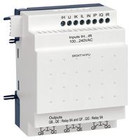 SCHNEIDER ELECTRIC SR3XT141FU Discrete I/O Extension Module, 8 Discrete Inputs, 6 Relay Outputs, 100 to 240VAC, Zelio Logic Series