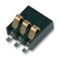 KYOCERA AVX 009155003003016 Battery Contact, Compression Connector, Beryllium Copper, SMD, 3 Way, 3A, 2.3mm
