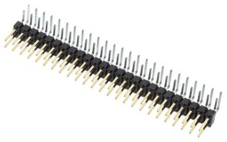 AMPHENOL COMMUNICATIONS SOLUTIONS 68021-150HLF Pin Header, Board-to-Board, 2.54 mm, 2 Rows, 50 Contacts, Through Hole Right Angle