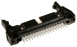 3M 8887862425637 Cabezal de Pin, Cable-a-Tarjeta, 2.54 mm, 2 Líneas, 34 Contactos, Recto Agujero Pasante