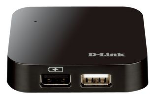 D-LINK DUB-H4 USB 2.0 Hub, 4 Port, Fast Charge Mode, 2A Charging Current