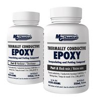 MG CHEMICALS 832TC-450ML Potting Compound, Thermally Conductive, 2 Part Epoxy, 0.68W/m.K, Bottle, Black, Low Viscosity, 450ml
