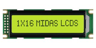 MIDAS DISPLAYS MC11606C6WK-SPTLY