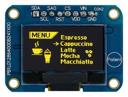 MIDAS DISPLAYS MDOB128064V1V-YS