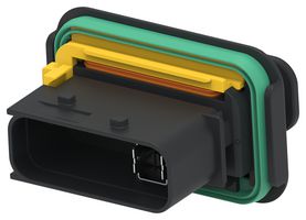 TE CONNECTIVITY 9-2348798-1 HOUSING FOR MALE TERMINALS, A, WIRE-TO-WIRE, 14 POSITION, 4 MM [.157 IN] CENTERLINE, SEALABLE, SHIELDED, DATA CONNECTIVITY HOUSI