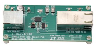 ANALOG DEVICES DC1567B Tarjeta Demostración, LTC4274, Power Over Ethernet(POE), Controlador PSE