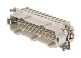 WEIDMULLER 1873590000 Heavy Duty Connector, HE Series, Inserto, 24 Contactos, 8, Macho, Macho por Bloqueo a Presión