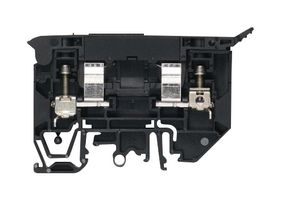 WEIDMULLER 1880420000 Fused Terminal Block, 2 Positions, 30 AWG, 10 AWG, 4 mm², Screw, 6.3 A