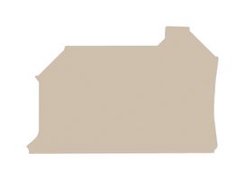 WEIDMULLER 1905070000 Accesorio, Bloques de terminales, Placa Final, W-Series