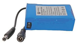 MG ELECTRONICS LBP-124500 Batería Recargable, 12 V, Ion Litio, 4.5 Ah, 1