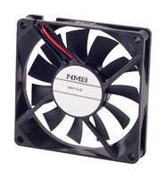 NMB TECHNOLOGIES 08015JE-12M-BA-F0 Ventilador axial de CD, 12 V, Cuadrado, 80 mm, 15 mm, Rodamiento de bolas, 22.25 CFM