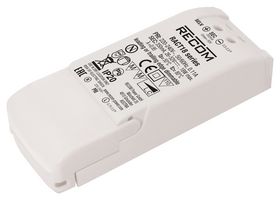 RECOM POWER RACT18-700 LED Driver, TRIAC Dimmable, 18 W, 26 V, 700 mA, Constant Current, 198 V, 264 V